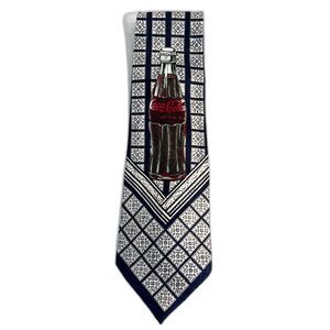 Vintage Coca Cola Men's Tie 100% Silk
